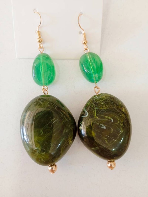 Olive earrings