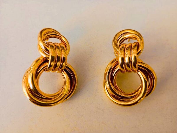 Circles earrings (steel)