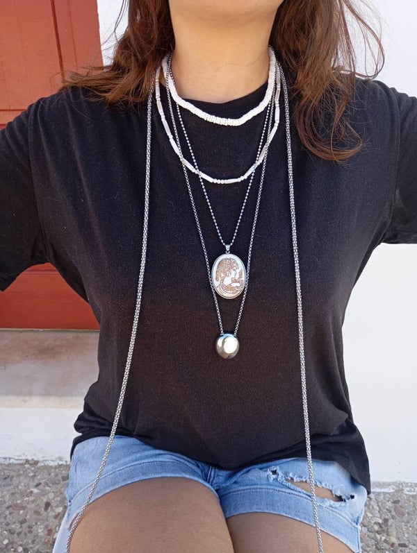 Adjustable necklace (steel)