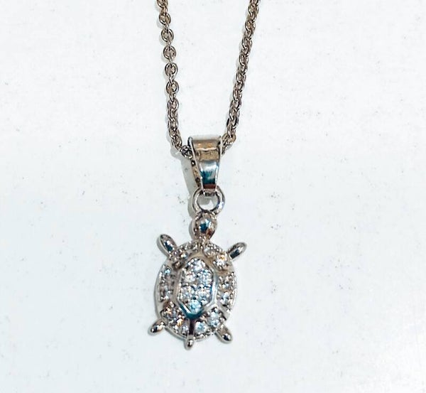 Turtle necklace (steel)