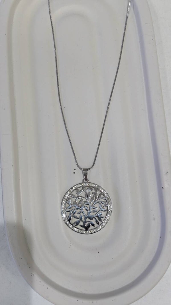 Tree of life necklace (steel)