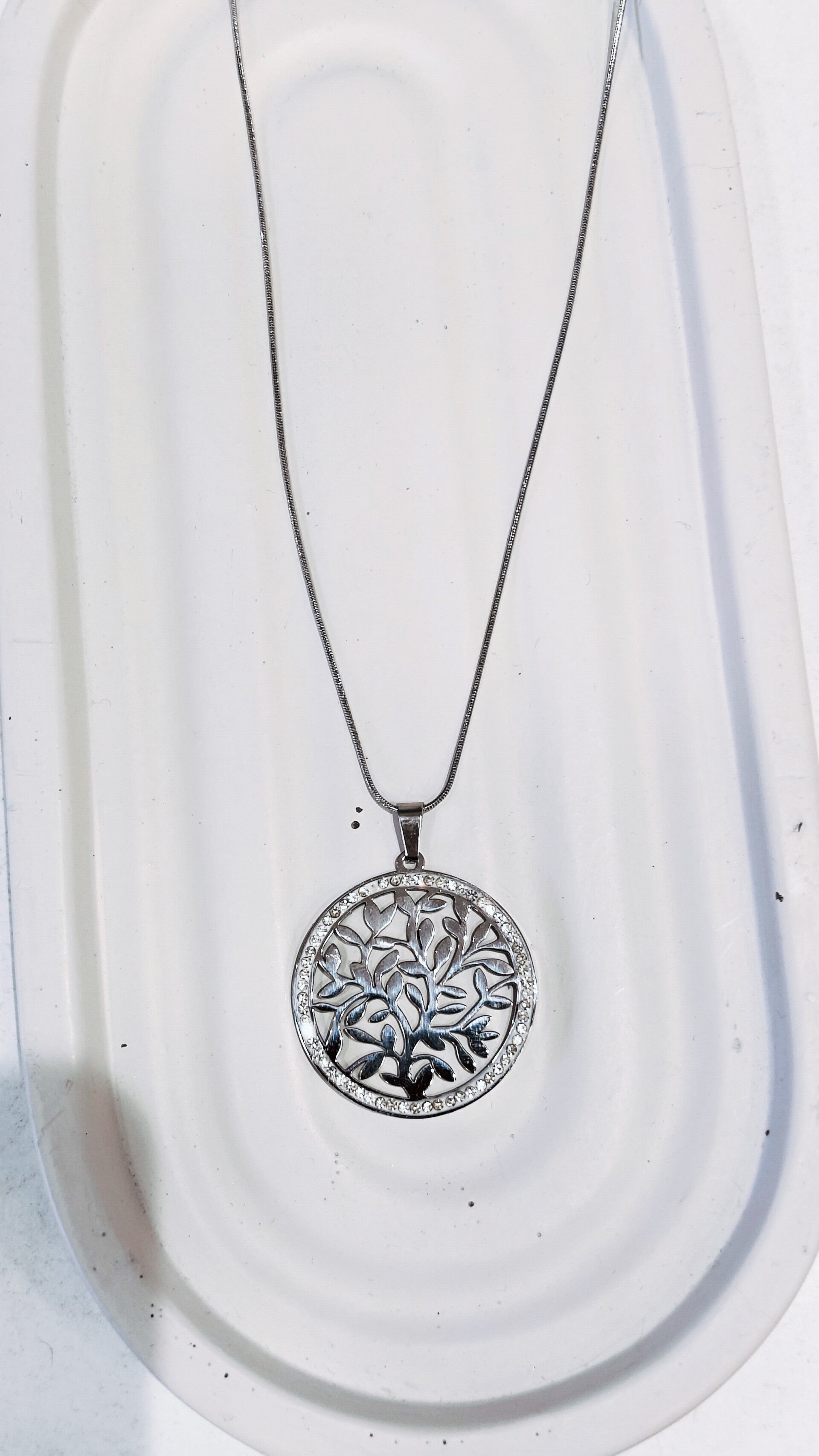 Tree of life necklace (steel)
