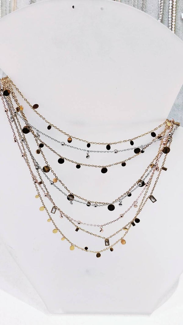 Κολιέ μίνιμαλ διάφορα (steel)