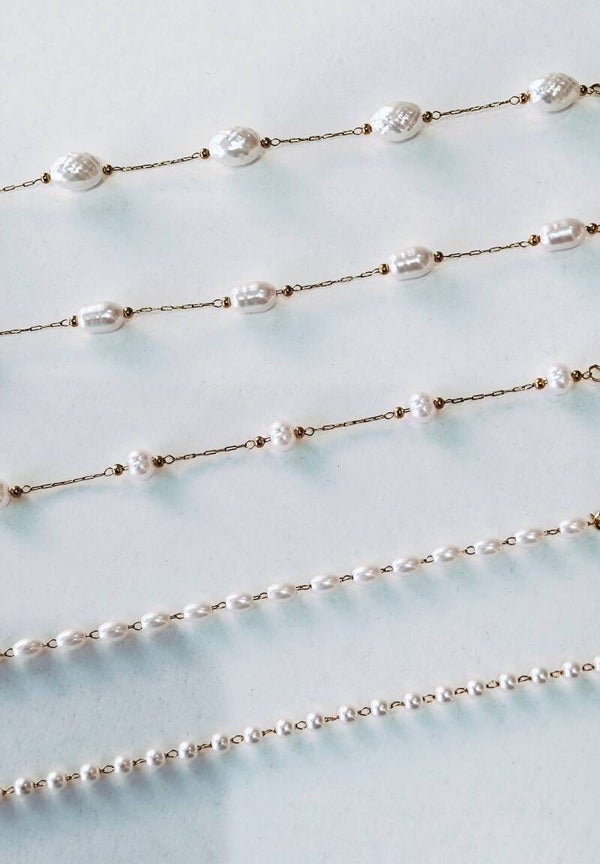 Φασόλι αλυσίδα bracelet (steel)