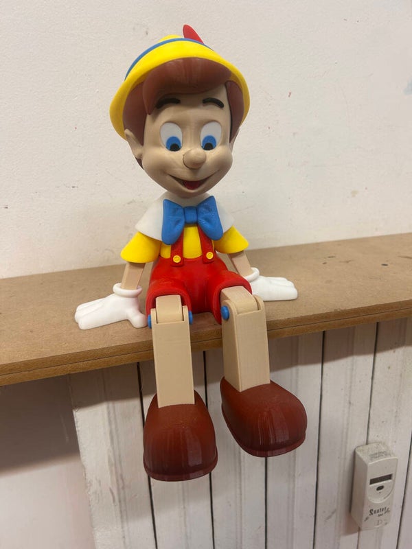 PINOCCHIO STAMPA 3D