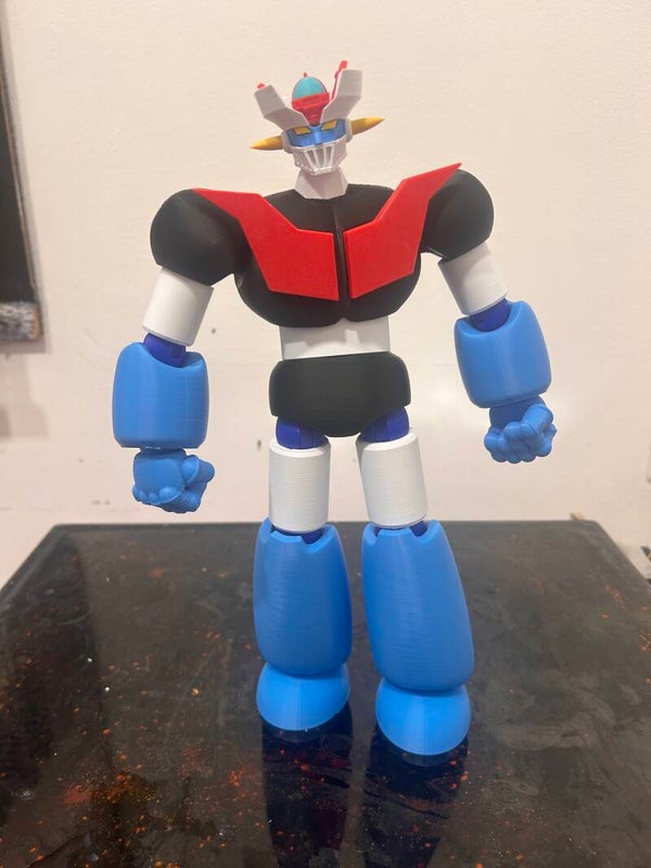 statua da 34 cm di mazinga z