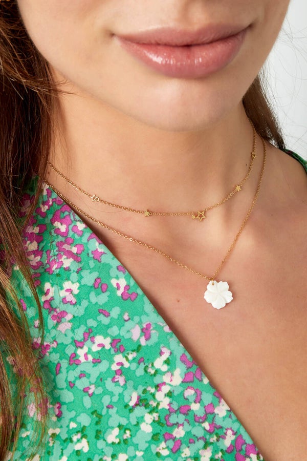 Ketting sterretjes goud