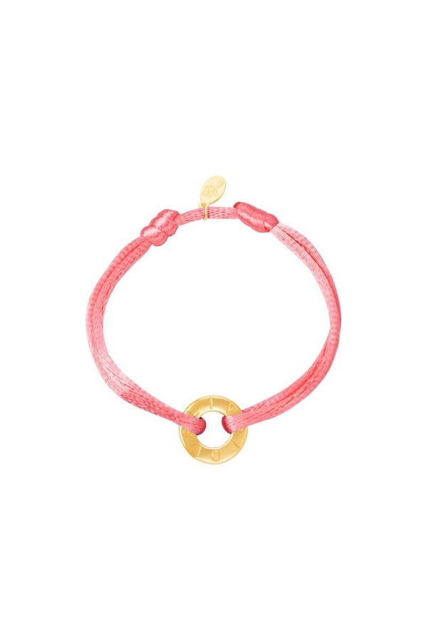 Armband Live Love roze
