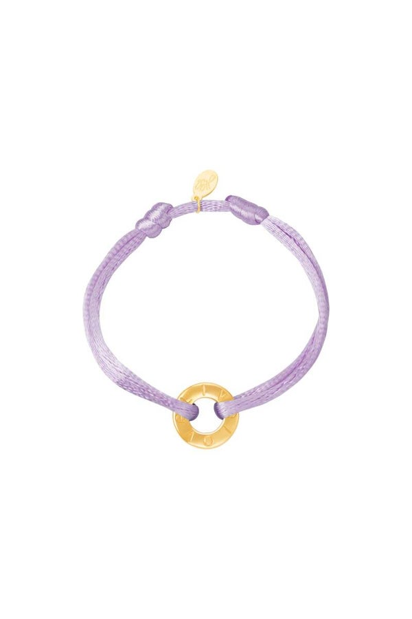 Armband Live Love paars