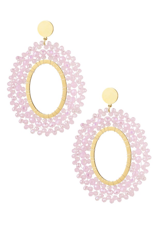 Oorbellen roze