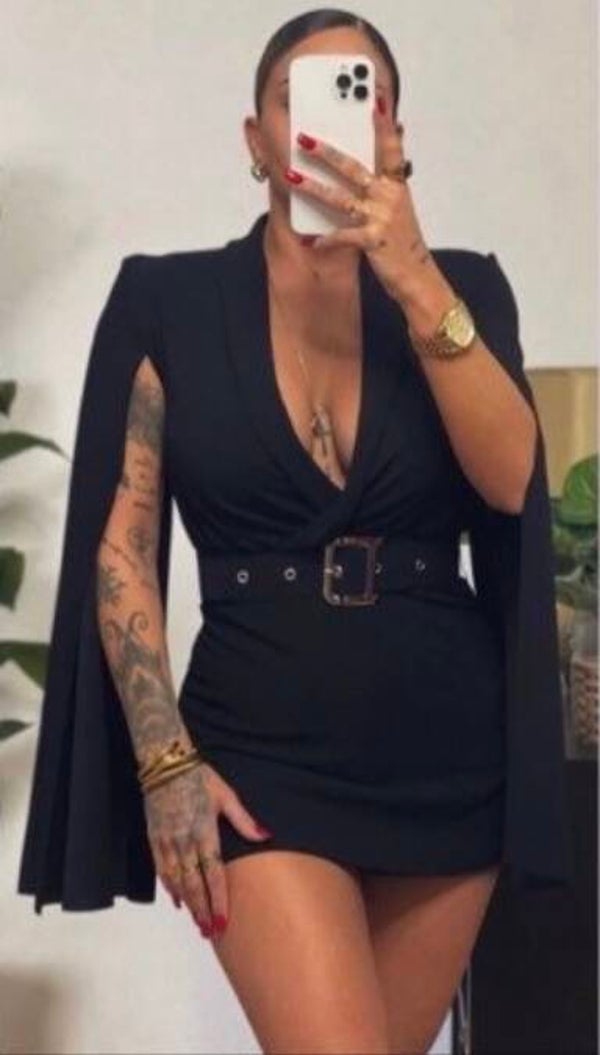 Jumpsuit kort- zwart