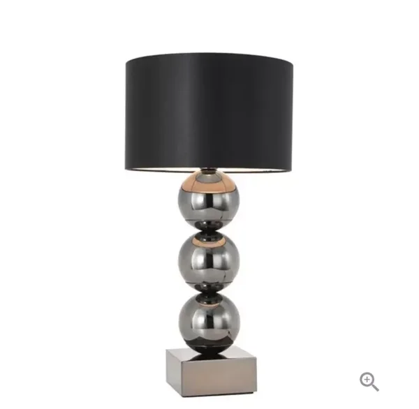 Bollamp antraciet blokvoet Luxury Living