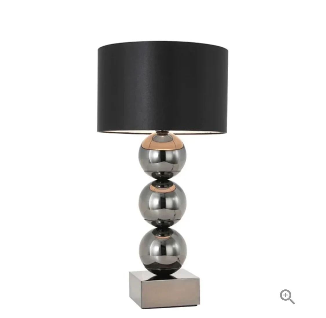 Bollamp antraciet blokvoet Luxury Living