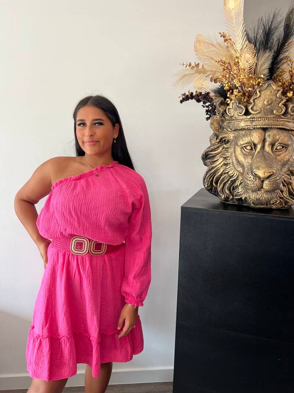 Two pieces set roze cotton