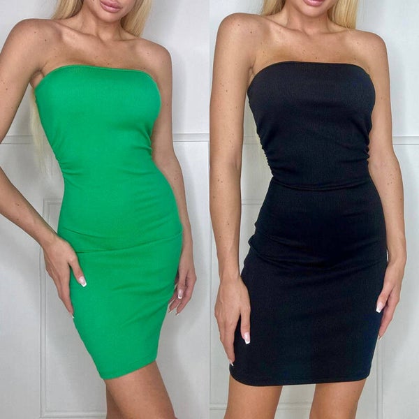 Strapless dress