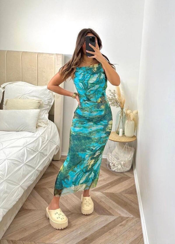 Ocean marble Dress