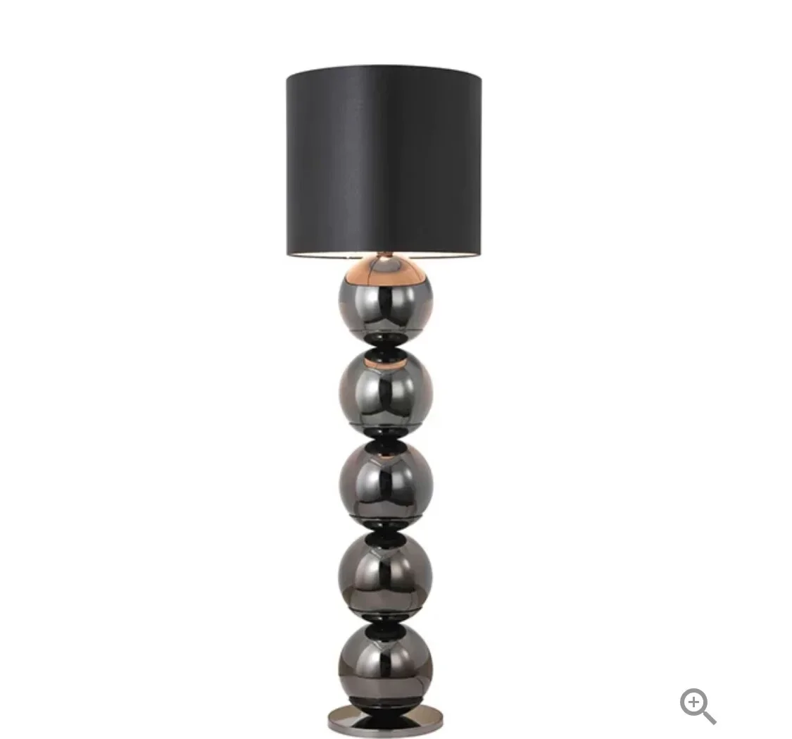 Bollamp XL antraciet Luxury Living
