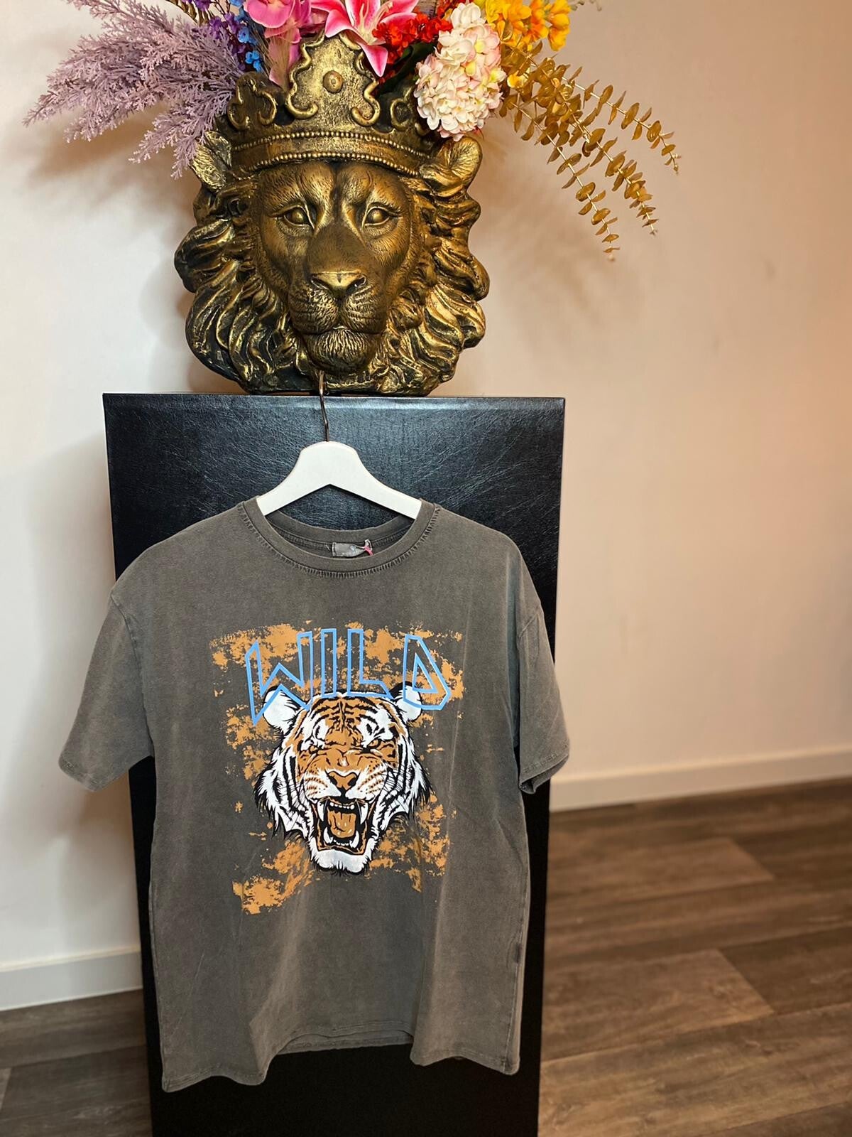 T-shirt Wild - grijs