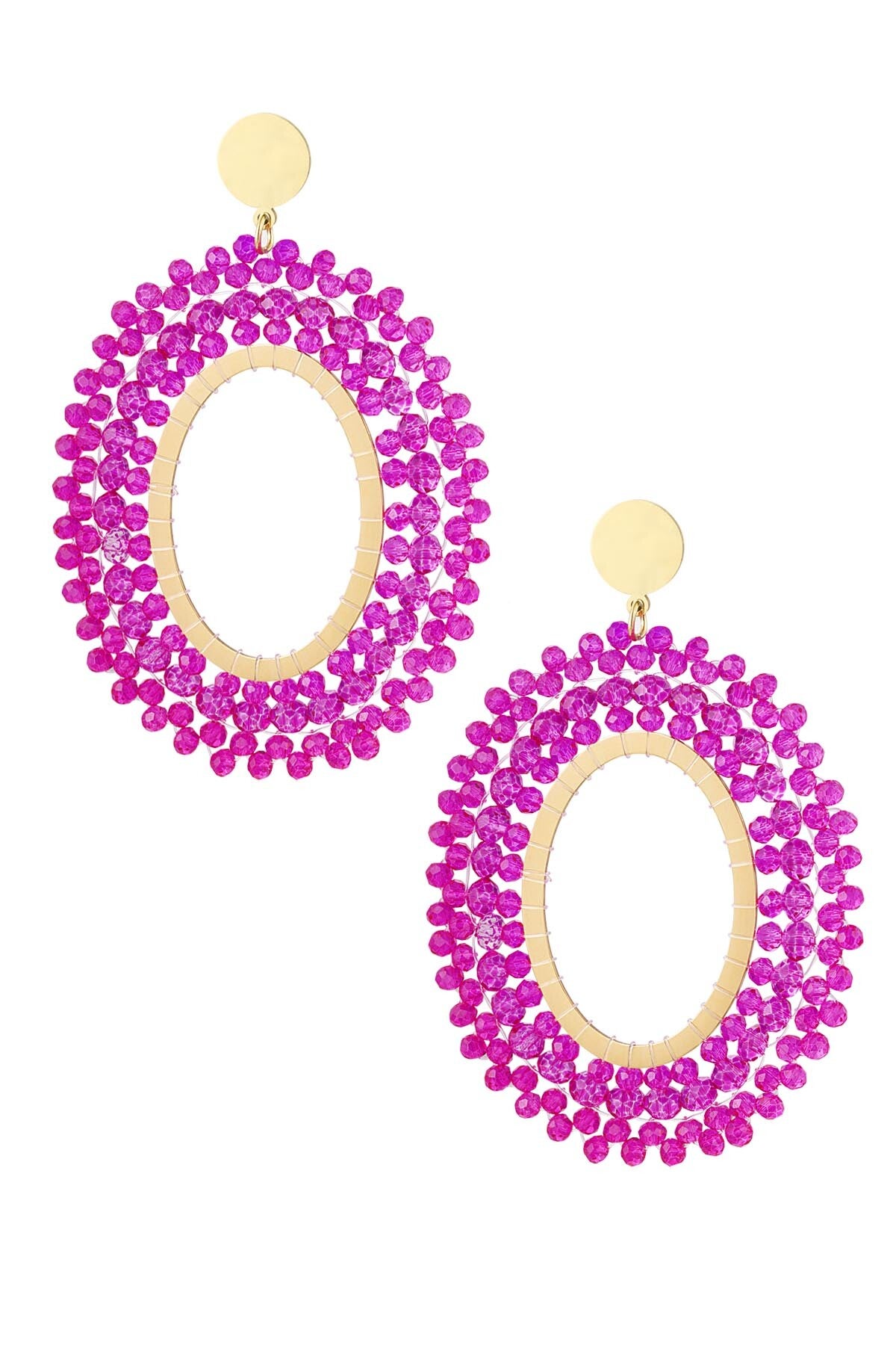 Oorbellen Fuchsia