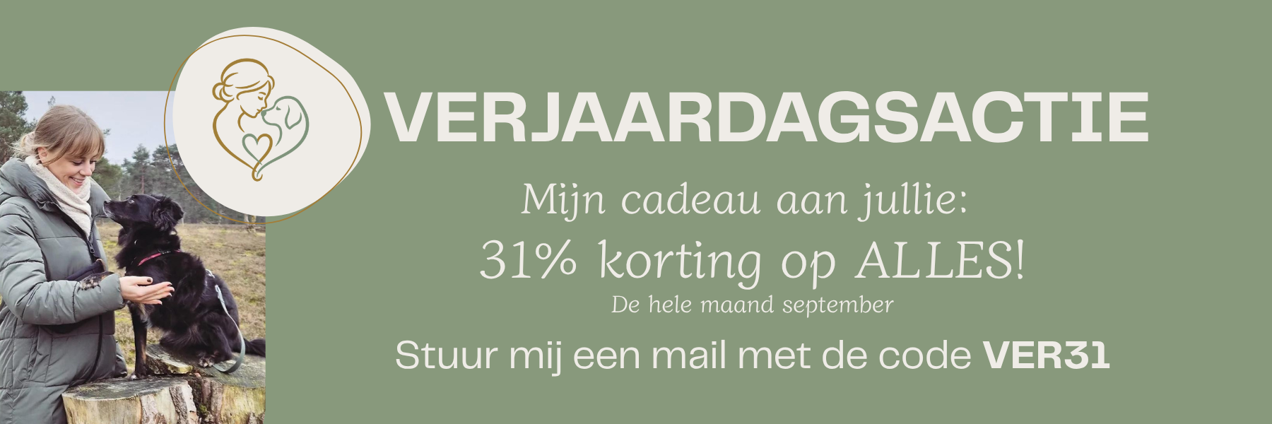 31% korting op hondengedragstherapie