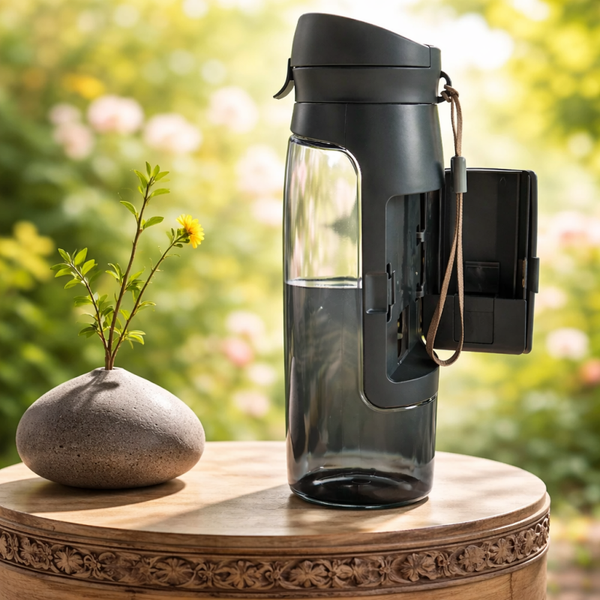 Refillable water bottles/compartment