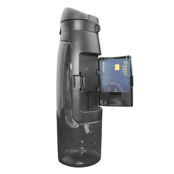 Refillable water bottles/compartment