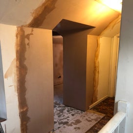 Entry into a loft conversion 