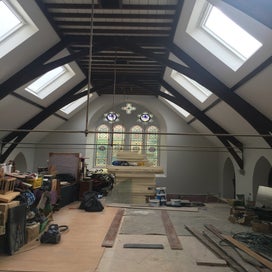 Electric rain sensors velux windows installed 