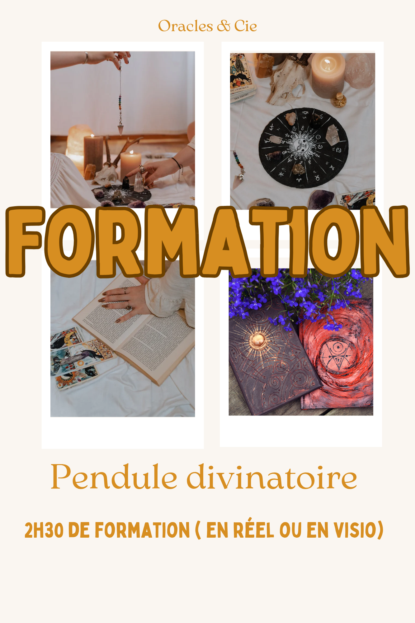 Formation pendule divinatoire durée: 2h30 en reel ou en visio