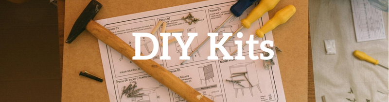 Everything you need for a DIY project—hammer, screwdrivers, and step-by-step directions.