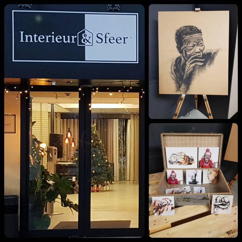 Interieur en Sfeer interieurwinkel woninginrichting schilderijen tekeneningen verkoop