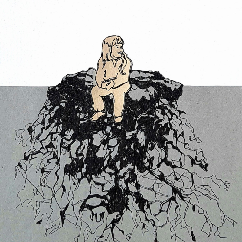 childhood memories drawing collage kindertijd