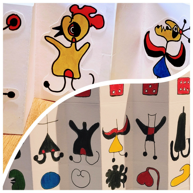 Joan Miro kinderen kunst kunstproject groep 3