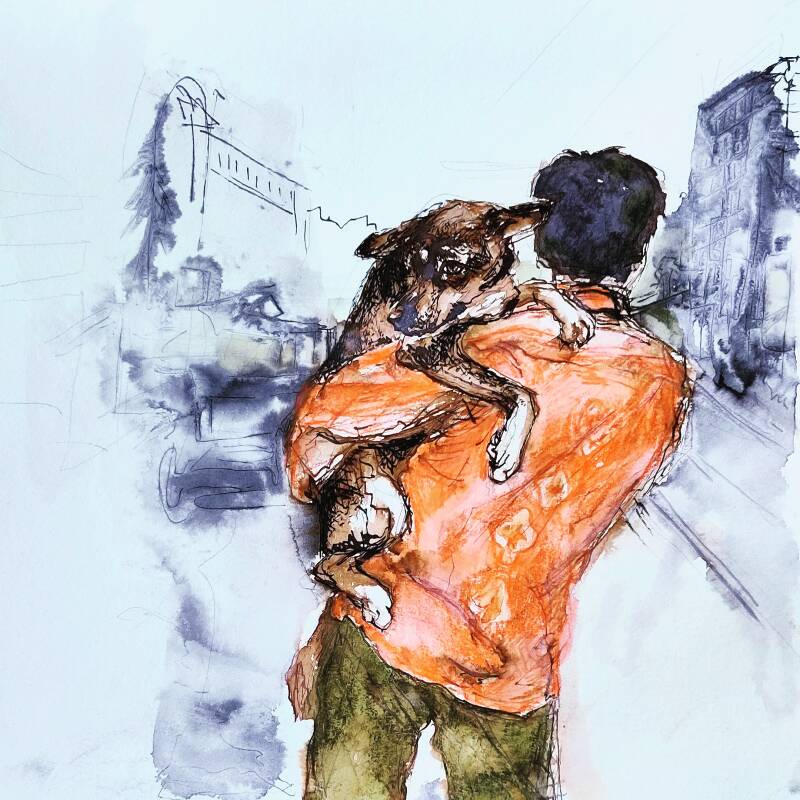 aquarel ecoline inktense india figurativeart 