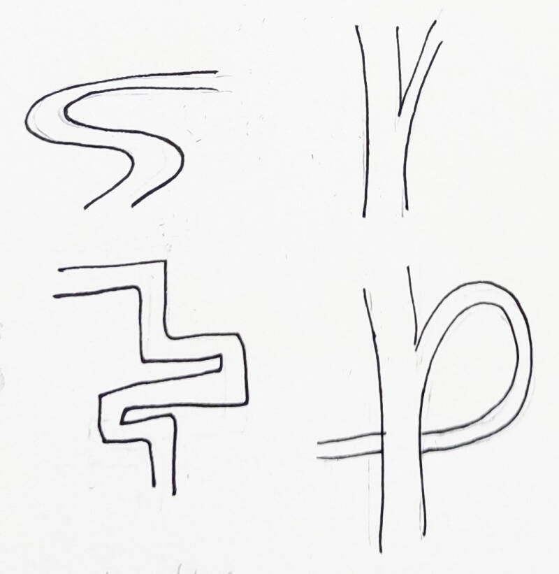 tekening van wegen