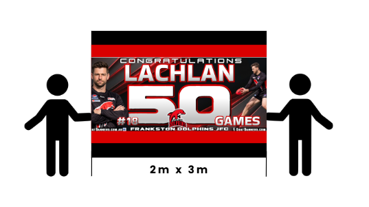 2x3m Print/Crepe Banner