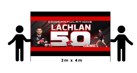 2x4m Print/Crepe Banner