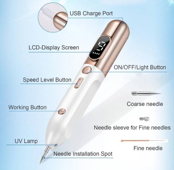 Skin tag removal machine