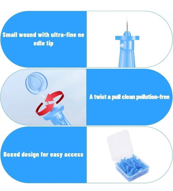 Patch test needles