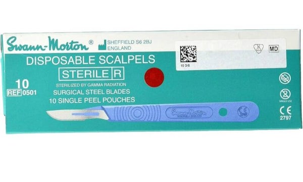 Dermaplane disposable scapels