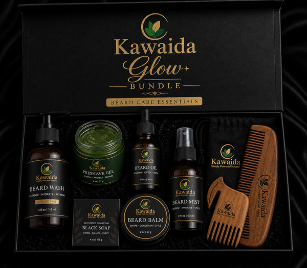 Kawaida Shave & Groom Beard Kit | Complete Beard Care & Shaving Set