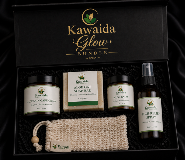 Kawaida Aloe Recovery Kit | Soothing & Hydrating Skincare Bundle for Dry, Sensitive Skin