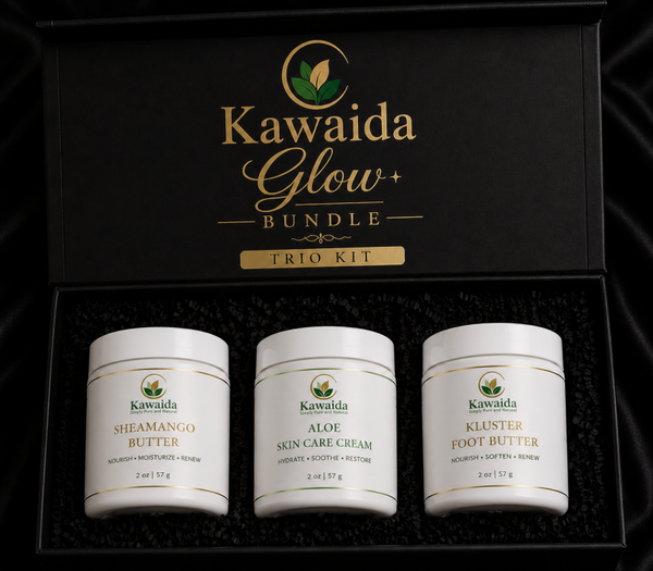 Kawaida Butter Trio Kit | Hydrating Body Butter & Skin Care Mini Set