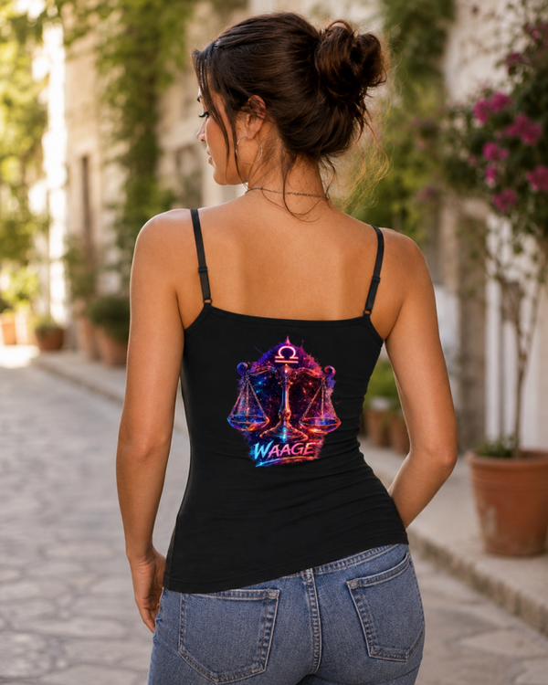 Damen Top Sternzeichen Waage