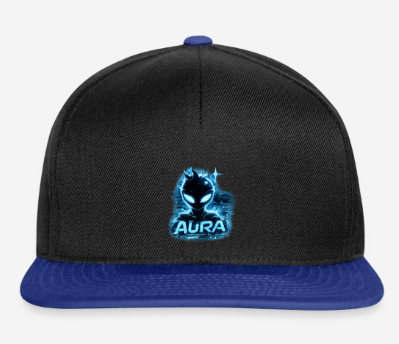 old scool cap Aura onesize ,gestickt