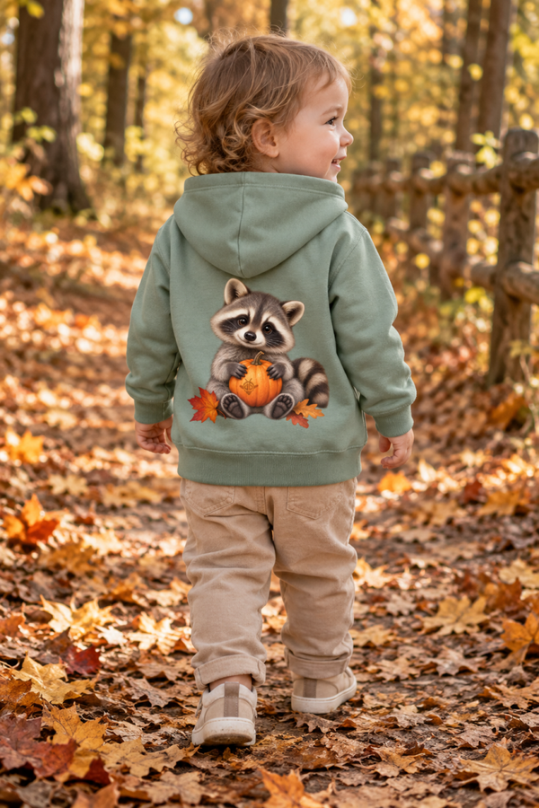 Kinder Hoodie- Waschbär