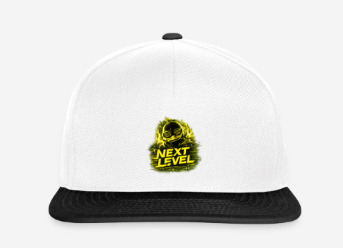 old scool cap one size next level, gestickt