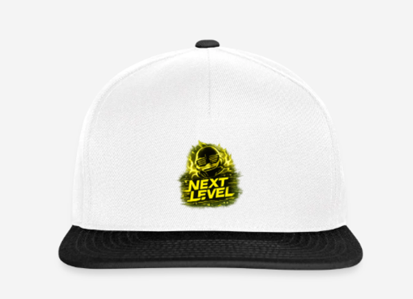 old scool cap one size next level, gestickt