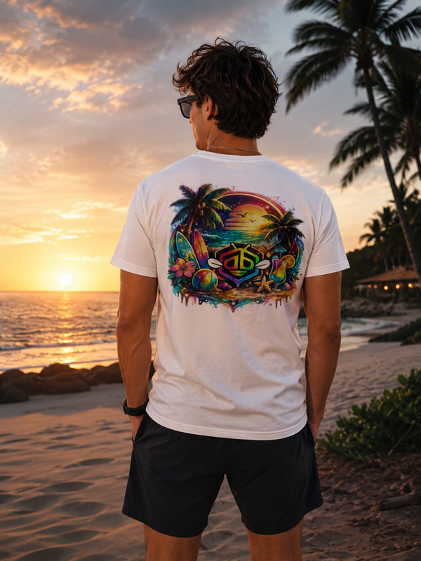 URLAUBSFEELING Herren Shirt Querbeez