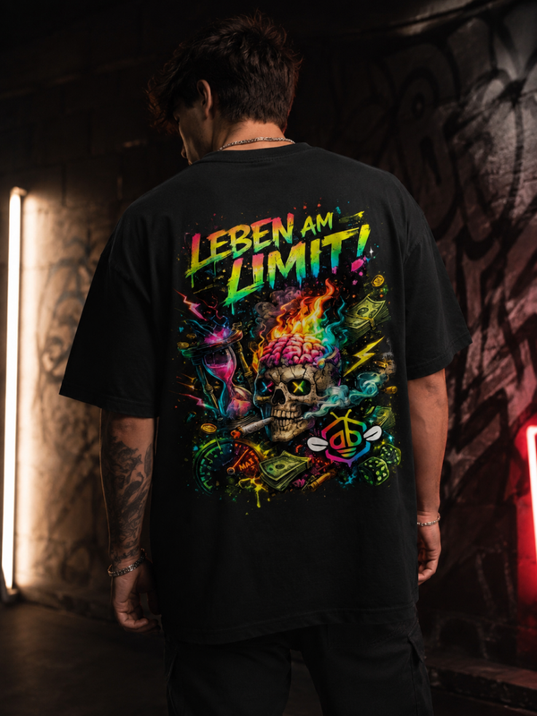 Oversize shirt leben am limit